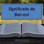 Nombre de Niño Benoni, significado, origen y pronunciación de Benoni -  TodoPapás- TodoPapás